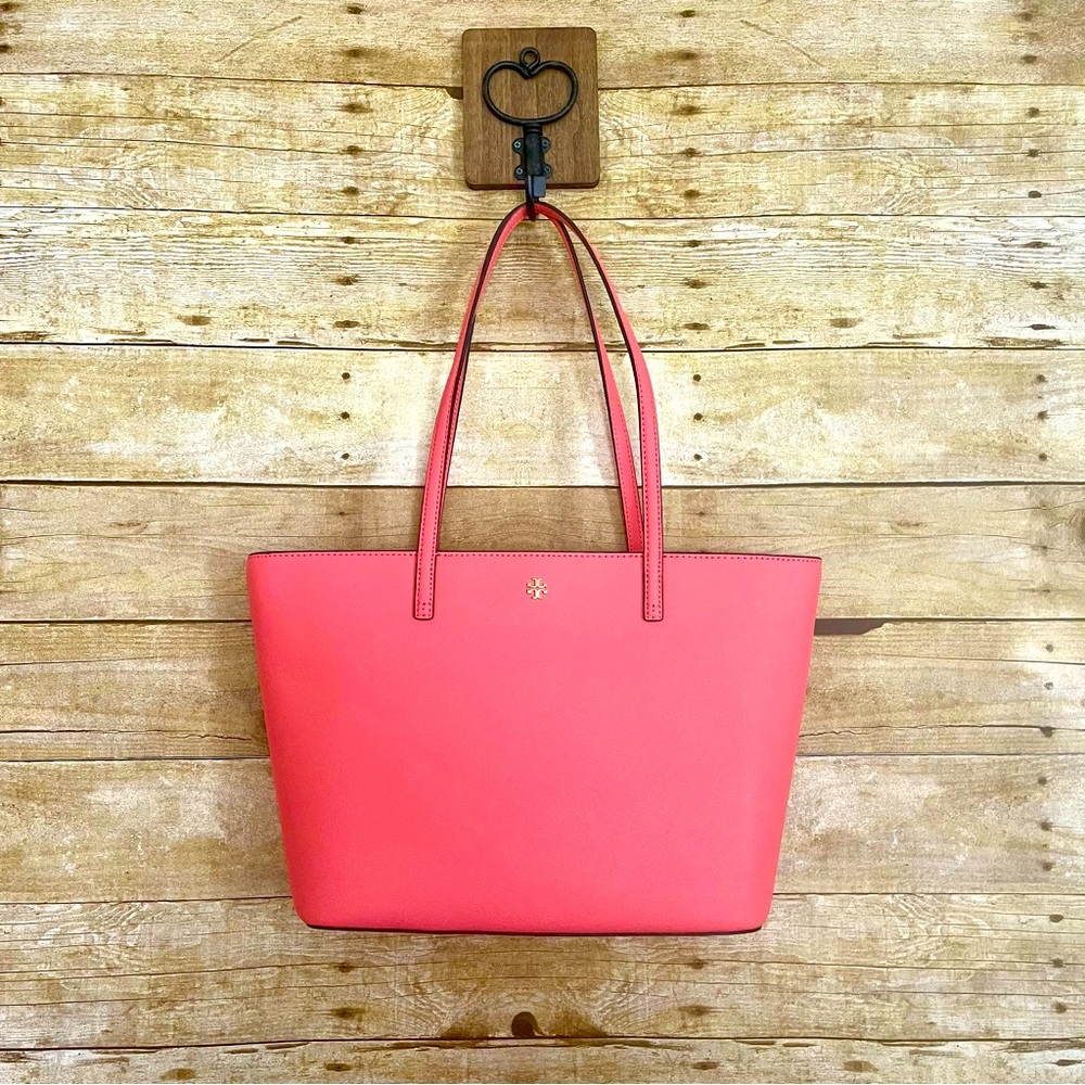 Tory Burch Small Tote - Coral Crush NWT